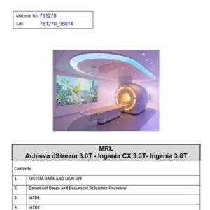 Philips MRI Achieva 3.0T Dstream REX