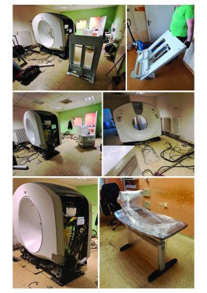 GE Optima 660 CT Scan