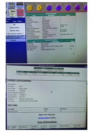 GE Optima 660 CT Scan