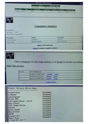 GE Optima 660 CT Scan