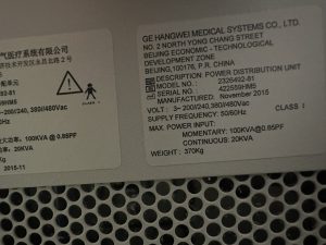 GE Revolution EVO CT Scan