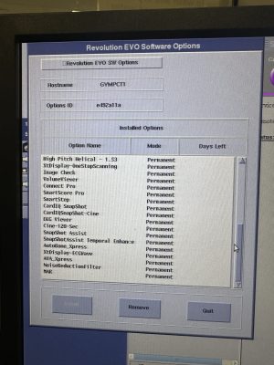 GE Revolution EVO CT Scan