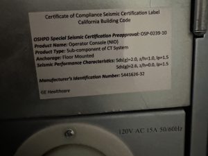 GE Revolution EVO CT Scan