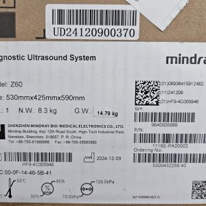 Mindray Z60 With Trolley and one probe New Equipment