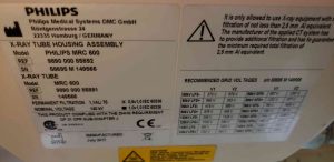 Philips MRC 600 Tube Tube
