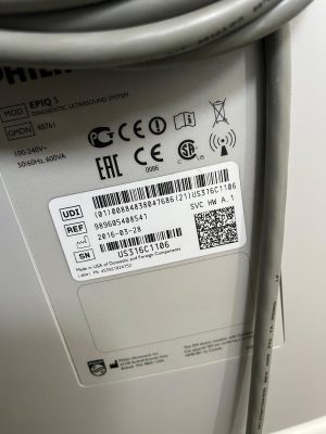 Philips Ultrasound EPIQ 5C-SN US316C1106 (System Error) Ultrasound