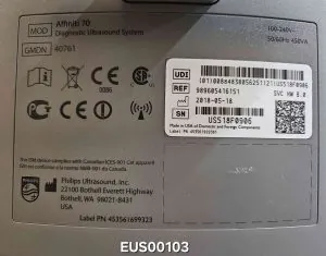 Philips Ultrasound Affiniti 70 W Ultrasound