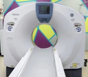GE Optima 520 16 Slice CT Scan
