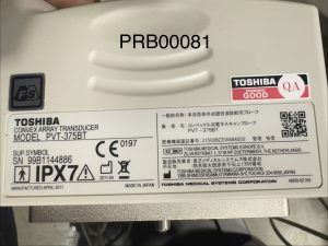 Toshiba PVT-375BT Convex Array Probe Probe