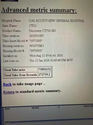 GE Discovery 750 HD CT Scan