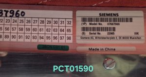 Siemens CT Complete DMS P09ALC CT Scan