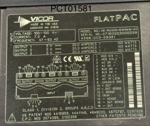 Philips CT Vicor POWER SUPPLY, TRIPLE OUTPUT CT Scan