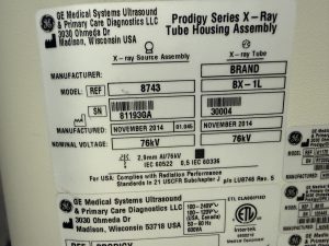 GE Lunar Prodigy Bone Densitometry