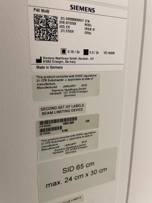 SIEMENS MAMMOMAT Inspiration PRIME Mammography