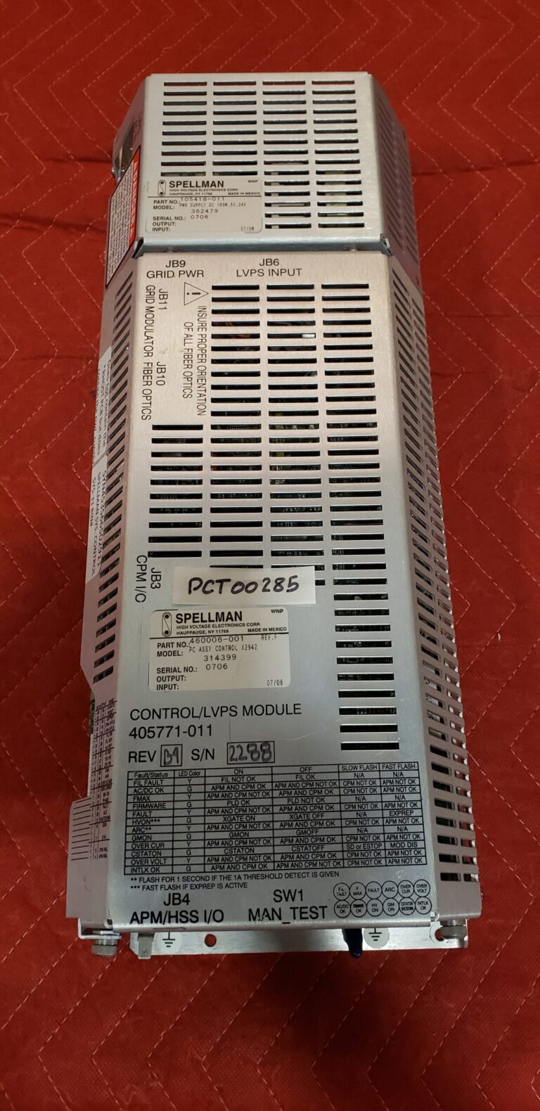CONTROL/LVPS MODULE CONTROL/LVPS MODULE CT Scan