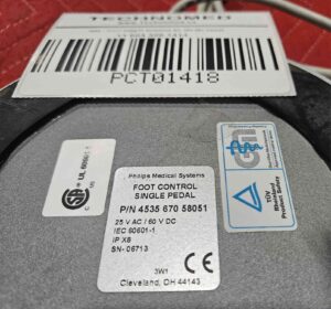 Philips CT Foot Control Single Pedal Philips CT Foot Control Single Pedal CT Scan