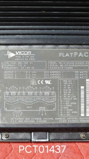 Vicor Triple Power Supply Vicor Triple Power Supply CT Scan
