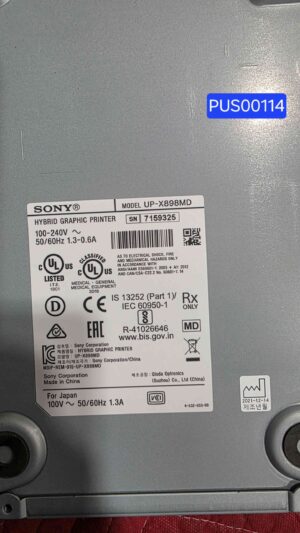 Sony Hybrid Graphic Printer UP-X898MD Sony Hybrid Graphic Printer UP-X898MD Ultrasound