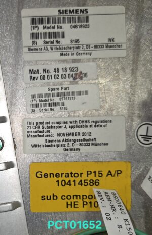 Siemens Symbia T2 HV (High Voltage) Transformer Siemens Symbia T2 HV (High Voltage) Transformer CT Scan