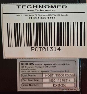 DELL T5500 CT Host Computer (No Power Supply) DELL T5500 CT Host Computer (No Power Supply) CT Scan