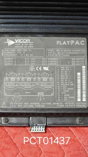 Vicor Triple Power Supply Vicor Triple Power Supply CT Scan