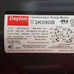 Dayton Carbonator Pump Motor Dayton Carbonator Pump Motor MRI