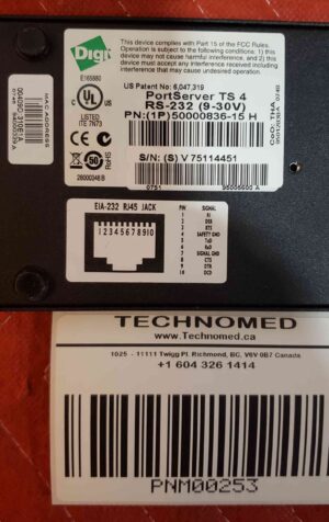 GE 4 Port Terminal Server GE 4 Port Terminal Server Nuclear Medicine