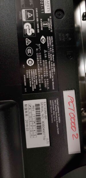 NEC Monitor- EA193MI NEC Monitor- EA193MI CT Scan