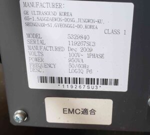 Ultrasond GE Logic P6 Ultrasond GE Logic P6 Ultrasound