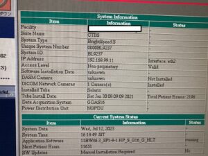 GE BrightSpeed Elite Select, YOM: 2010, Tube YOM: 2021 GE BrightSpeed Elite Select, YOM: 2010, Tube YOM: 2021 CT Scan