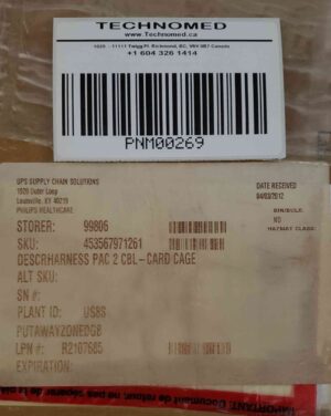 Philips Harness Pack 2 Cable-Card Cage Philips Harness Pack 2 Cable-Card Cage Nuclear Medicine