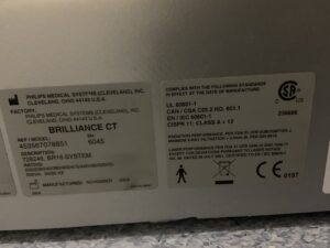 Philips CT Brilliance 16-Slice-YOM 2009-T YOM 2015 Philips CT Brilliance 16-Slice-YOM -T YOM 2015 CT Scan