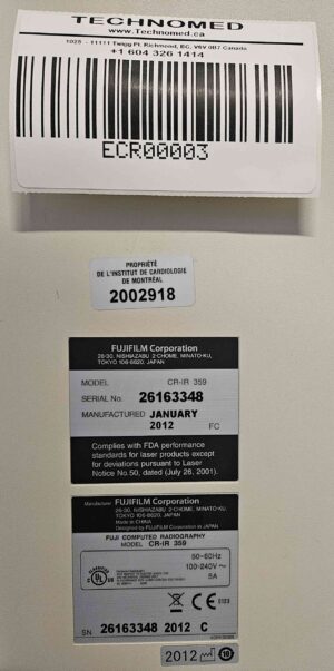 Fujifilm CR FCR CAPSULA XLII Fujifilm FCR CAPSULA XLII CR