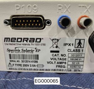 Medrad Injector Spectris Solaris EP Medrad Injector Spectris Solaris EP General